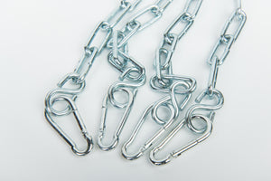 Bag Chains with Swivel & Carabiners