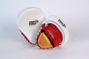 Curved Focus Pads – Red/White