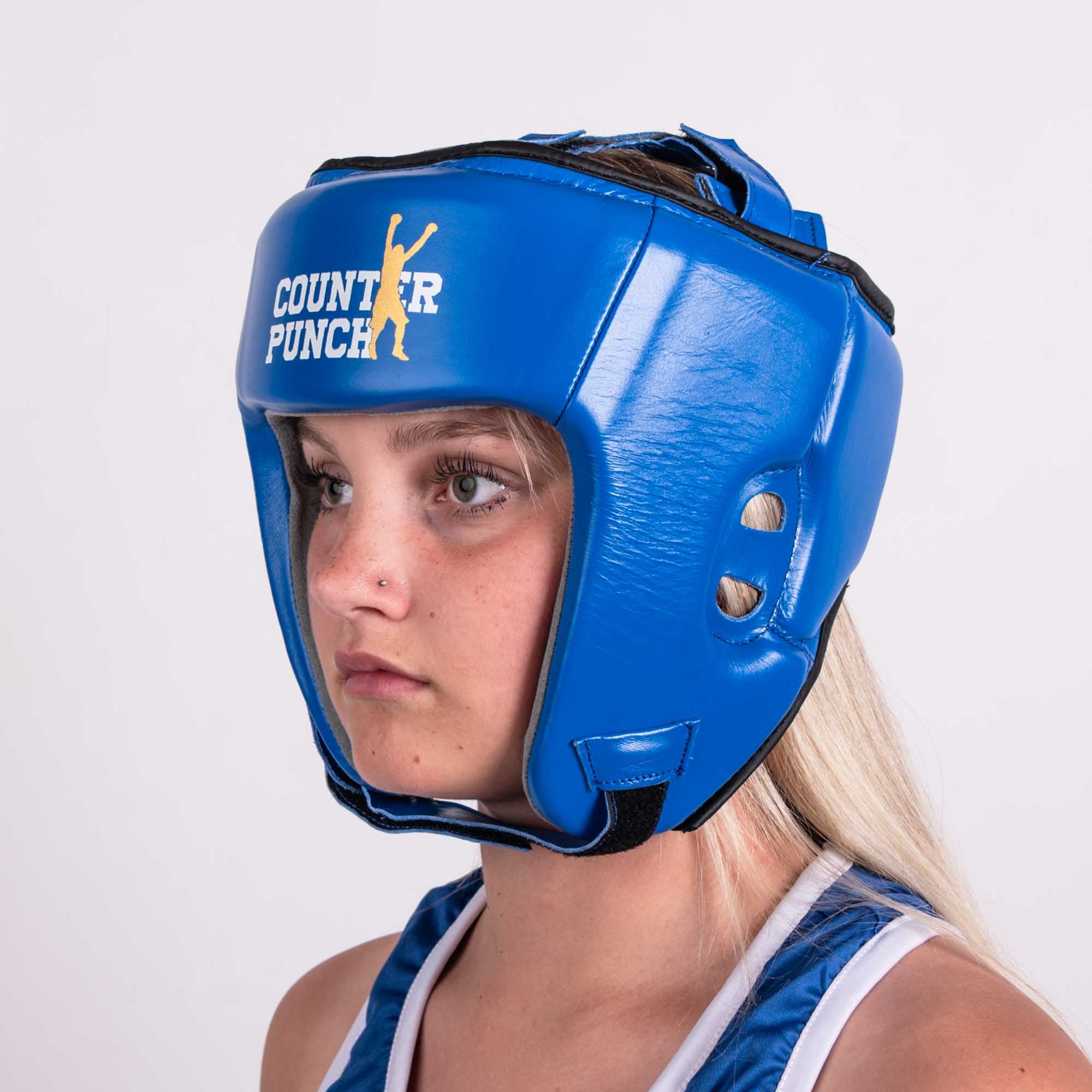 New Zealand Boxing Approved Competition Headgear [Blue]