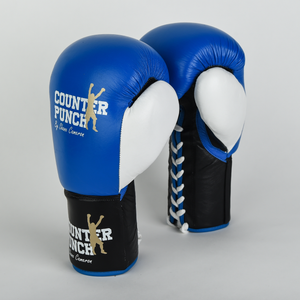 Blue Professional Boxing Gloves