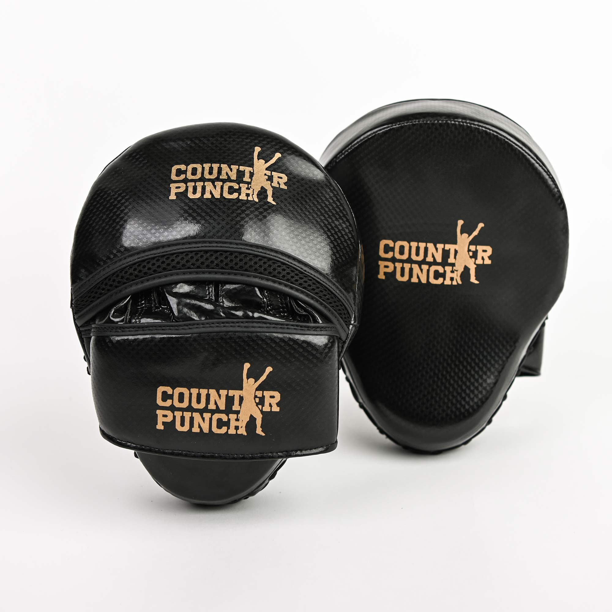 Black/Gold Curved Focus Pads