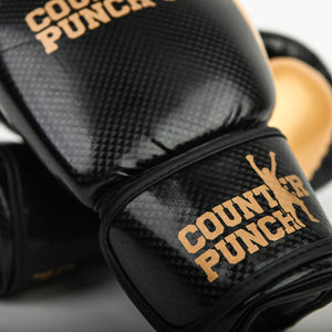 High-quality synthetic leather boxing gloves with double stitching