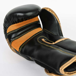 Boxing Gloves – Black with Gold Stripe 'NEW EDITION'