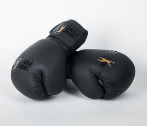 Boxing Gloves – Matt Black Finish